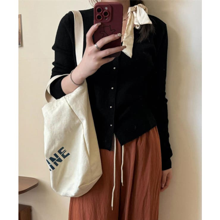 Vネック ニットカーディガン韓国風ニット | SUNSHINE CLOSET | 詳細画像8