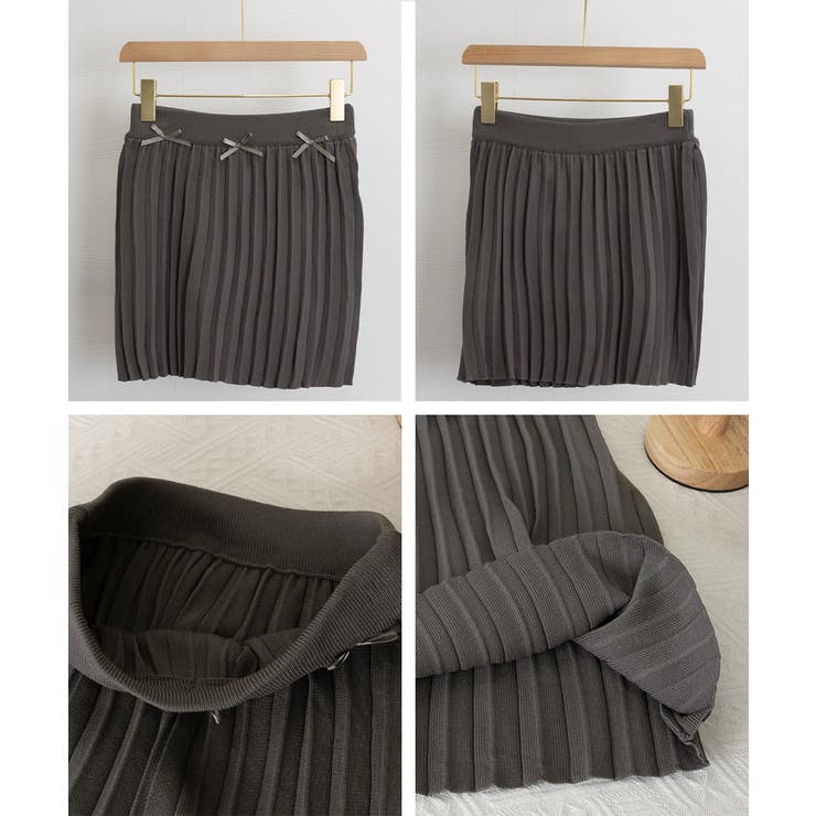 リボン付きプリーツミニスカートレディース | SUNSHINE CLOSET | 詳細画像21 