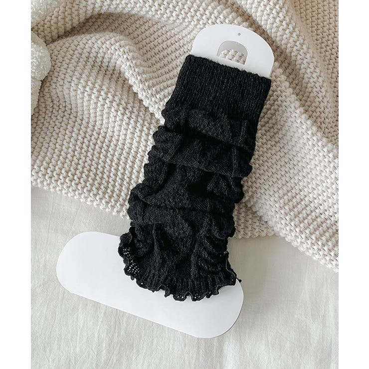 秋冬リブ編みニットレッグカバー 暖かルーズソックス韓国ガーリーバレエコア あった… | SUNSHINE CLOSET | 詳細画像22 