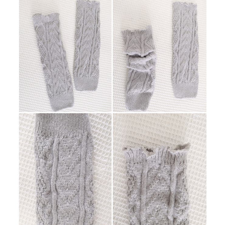 秋冬リブ編みニットレッグカバー 暖かルーズソックス韓国ガーリーバレエコア あった… | SUNSHINE CLOSET | 詳細画像27 