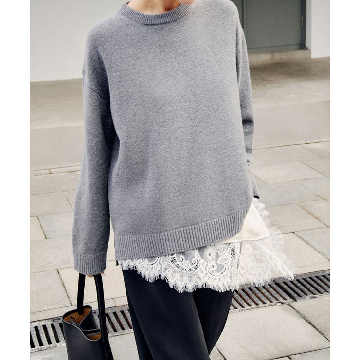 細めストラップキャミトップ レディース 上品光沢感アシンメトリーロングキャミ | SUNSHINE CLOSET | 詳細画像9 