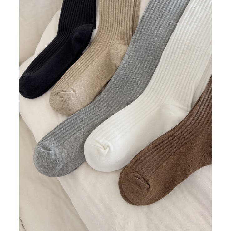 ニーハイソックス 韓国風くしゅくしゅ靴下 | SUNSHINE CLOSET | 詳細画像17 