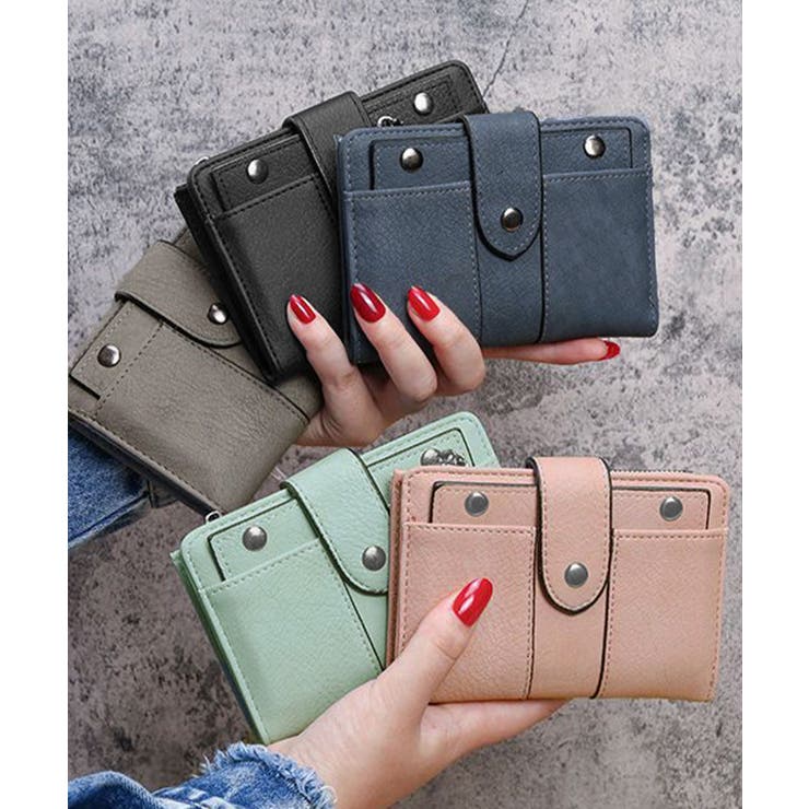 コンパクト財布 カードケースカード収納ミニウォレット コインケース小銭入れ多収納… | SUNSHINE CLOSET | 詳細画像23 
