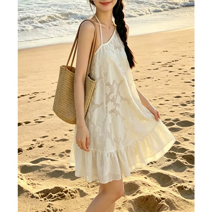 レディース体型カバーセパレート水着 フリルヘムワンピ リゾートビキニ韓国風フェミ… | SUNSHINE CLOSET | 詳細画像2 