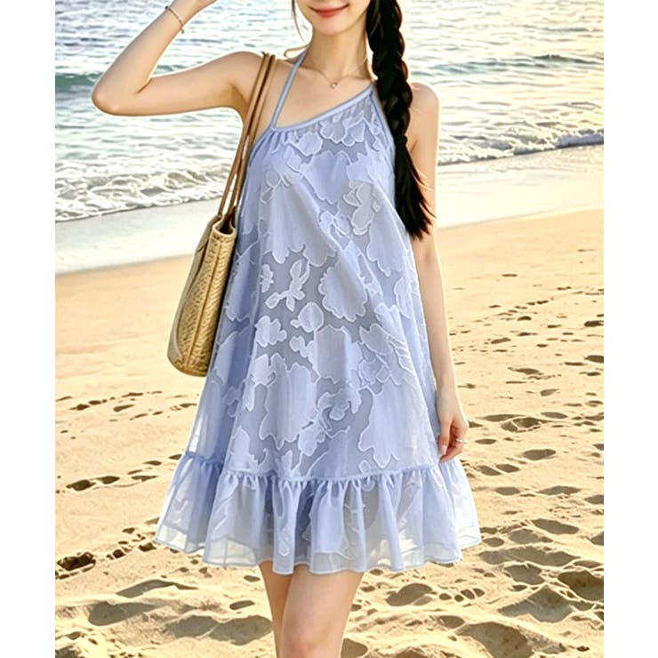 レディース体型カバーセパレート水着 フリルヘムワンピ リゾートビキニ韓国風フェミ… | SUNSHINE CLOSET | 詳細画像5 