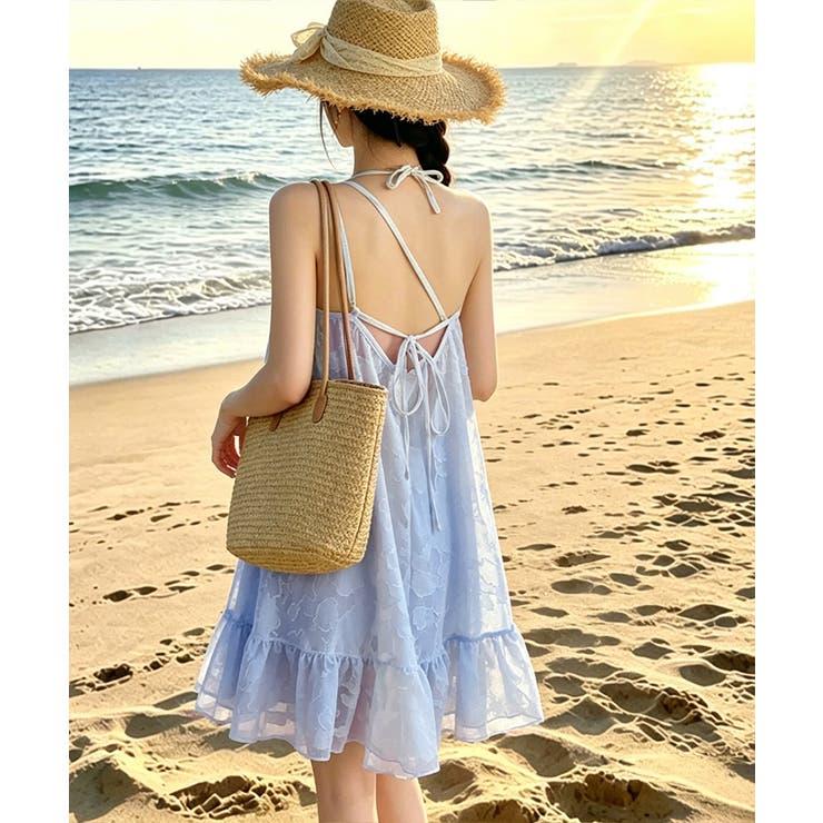 レディース体型カバーセパレート水着 フリルヘムワンピ リゾートビキニ韓国風フェミ… | SUNSHINE CLOSET | 詳細画像8 