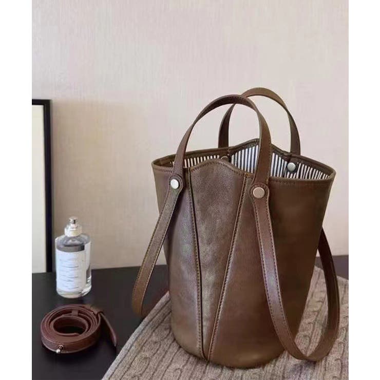 レトロバケットバッグ巾着ポーチ2点セット | SUNSHINE CLOSET | 詳細画像1 