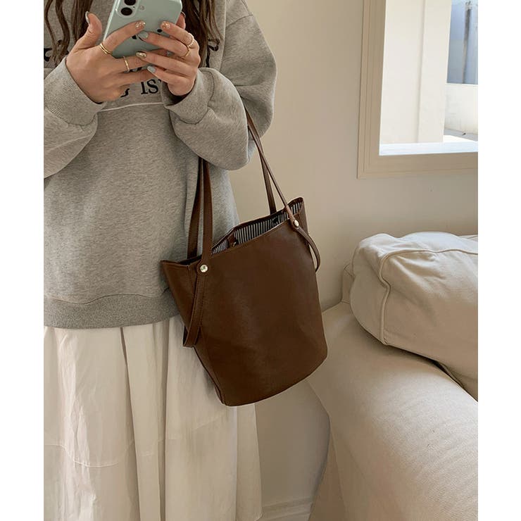 レトロバケットバッグ巾着ポーチ2点セット | SUNSHINE CLOSET | 詳細画像4 