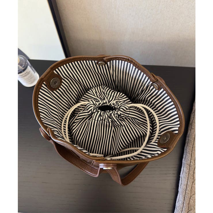 レトロバケットバッグ巾着ポーチ2点セット | SUNSHINE CLOSET | 詳細画像8 