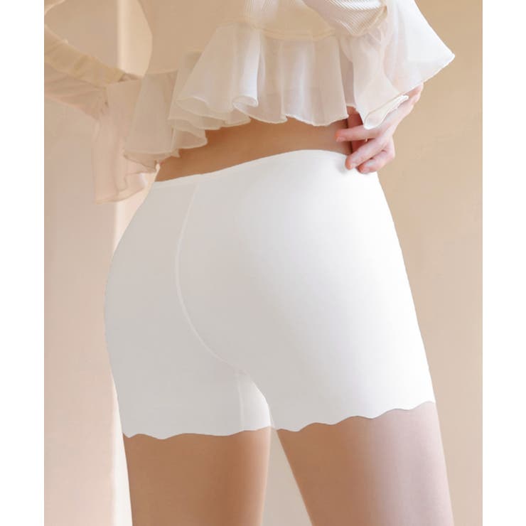 レディース 波型ヘムインナーパンツ チラ見え防止ショーパン | SUNSHINE CLOSET | 詳細画像10 