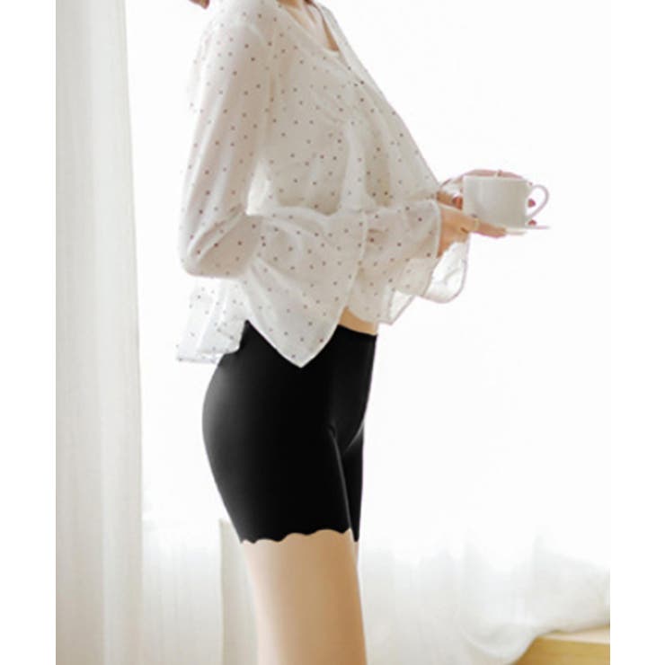 レディース 波型ヘムインナーパンツ チラ見え防止ショーパン | SUNSHINE CLOSET | 詳細画像21 