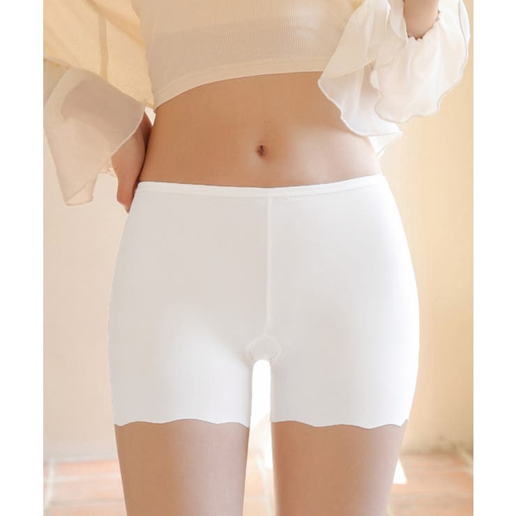 レディース 波型ヘムインナーパンツ チラ見え防止ショーパン | SUNSHINE CLOSET | 詳細画像9 