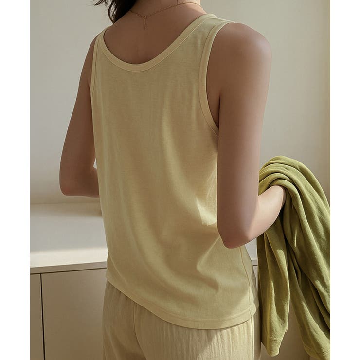 ノースリーブトップスゆったり 体型カバーベーシックタンクトップシンプル 着回しイ… | SUNSHINE CLOSET | 詳細画像13 