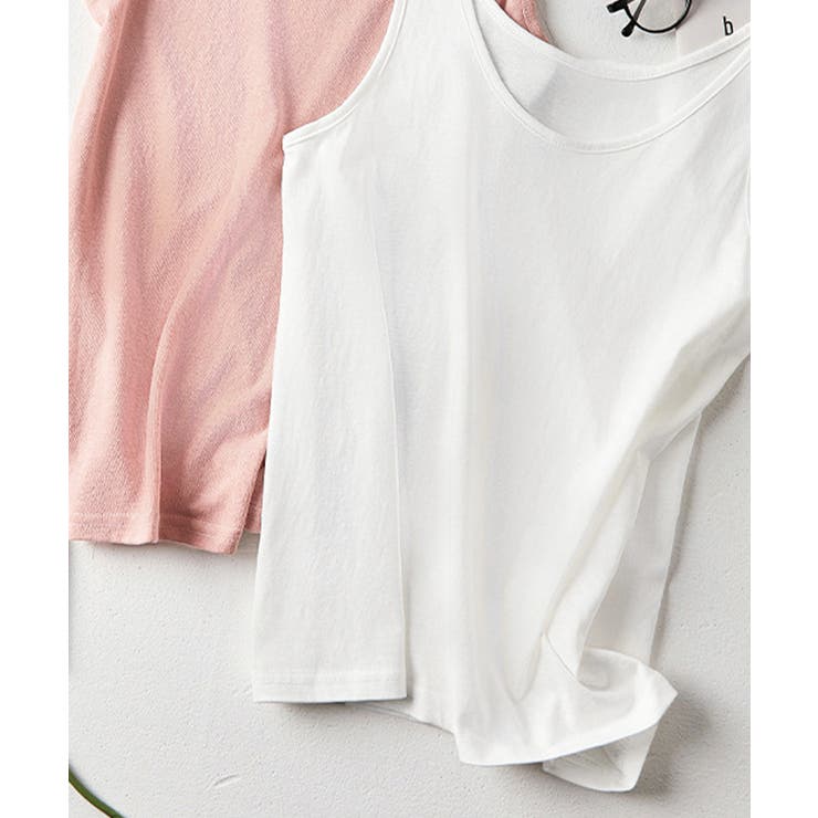 ノースリーブトップスゆったり 体型カバーベーシックタンクトップシンプル 着回しイ… | SUNSHINE CLOSET | 詳細画像16 