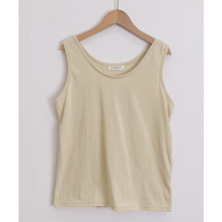 ノースリーブトップスゆったり 体型カバーベーシックタンクトップシンプル 着回しイ… | SUNSHINE CLOSET | 詳細画像19 
