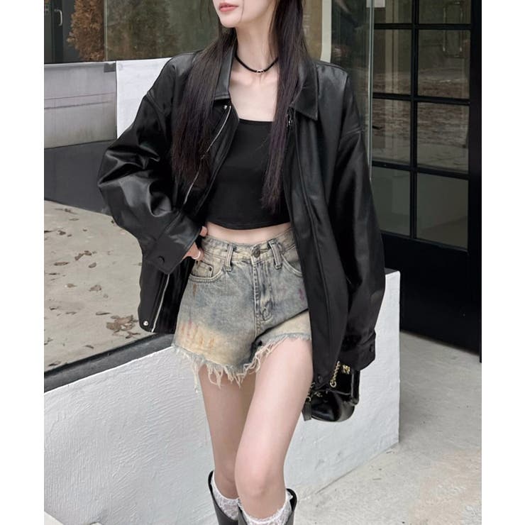 ライダースジャケット レディースブルゾン | SUNSHINE CLOSET | 詳細画像12