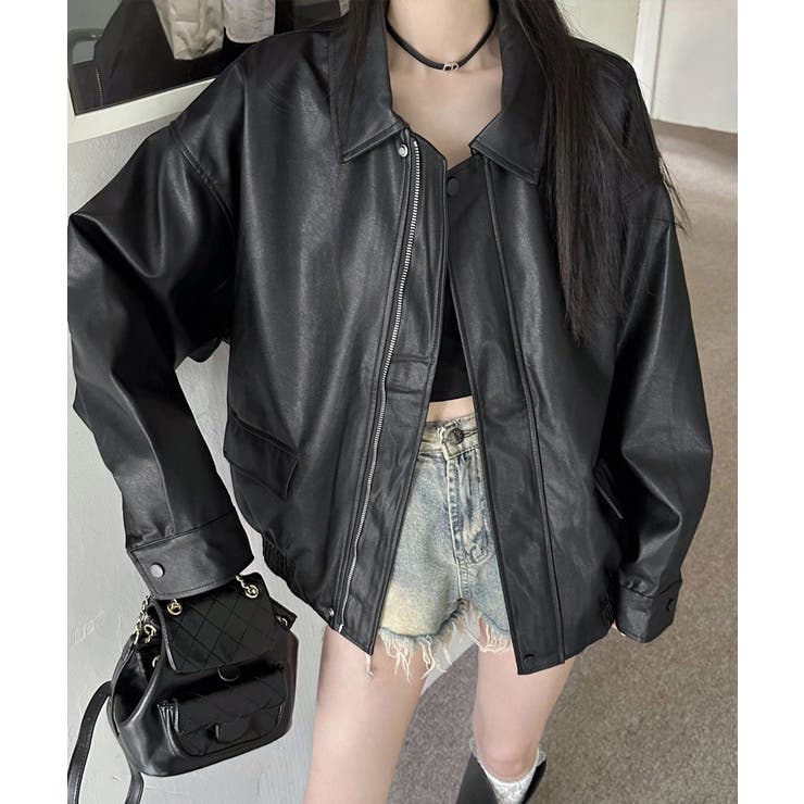 ライダースジャケット レディースブルゾン | SUNSHINE CLOSET | 詳細画像14