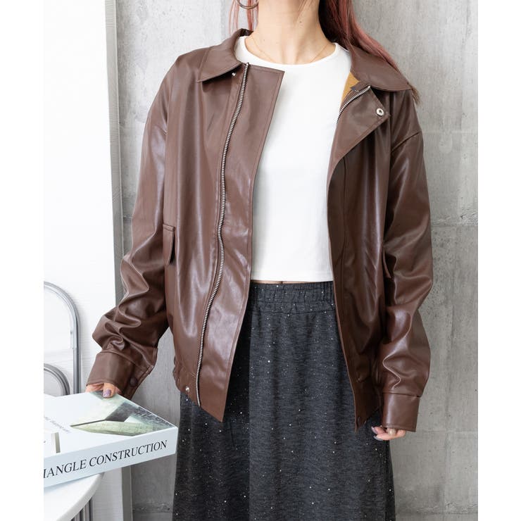 ライダースジャケット レディースブルゾン | SUNSHINE CLOSET | 詳細画像16