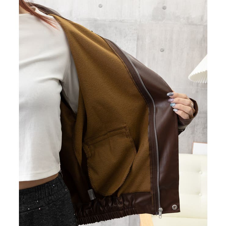 ライダースジャケット レディースブルゾン | SUNSHINE CLOSET | 詳細画像21