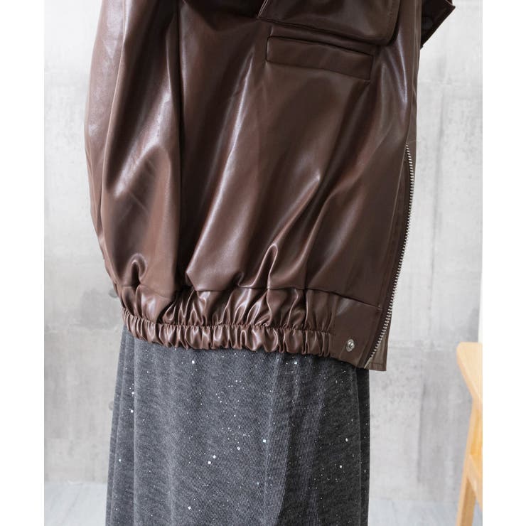 ライダースジャケット レディースブルゾン | SUNSHINE CLOSET | 詳細画像33 