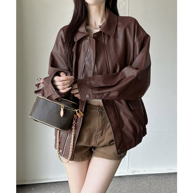 ライダースジャケット レディースブルゾン | SUNSHINE CLOSET | 詳細画像4