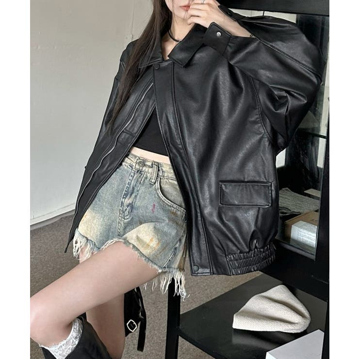 ライダースジャケット レディースブルゾン | SUNSHINE CLOSET | 詳細画像6