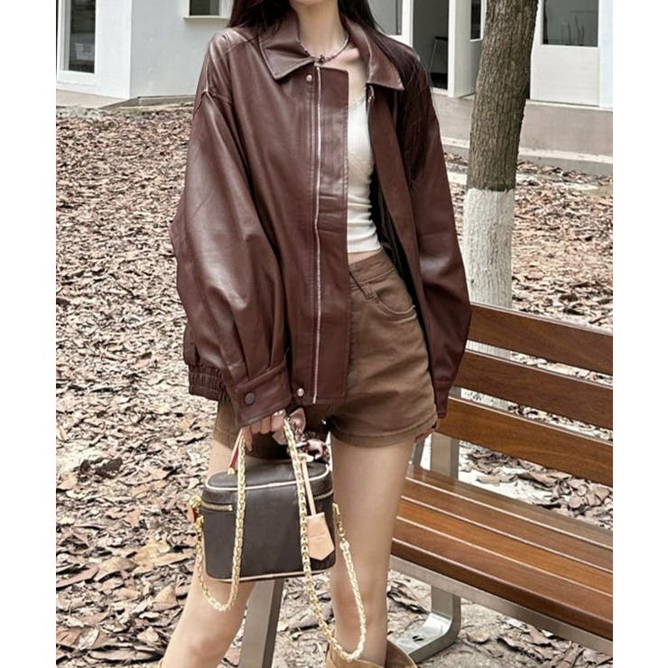 ライダースジャケット レディースブルゾン | SUNSHINE CLOSET | 詳細画像8