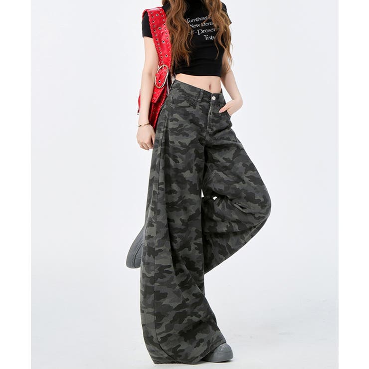 レディース ハイウエストロングパンツ 体型カバー | SUNSHINE CLOSET | 詳細画像11 