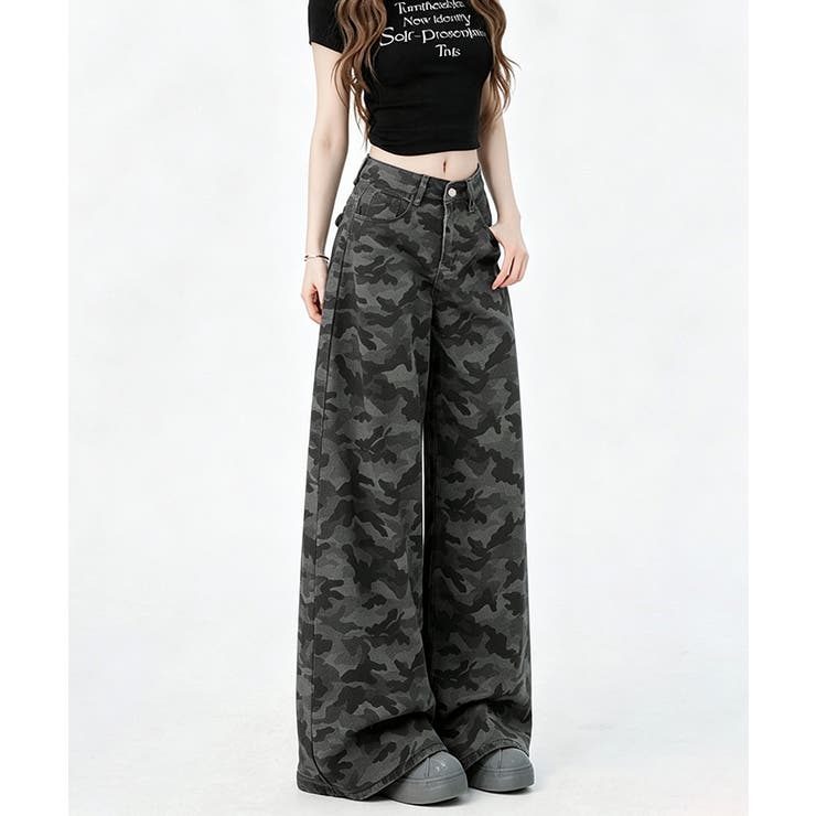 レディース ハイウエストロングパンツ 体型カバー | SUNSHINE CLOSET | 詳細画像14 