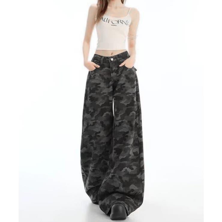 レディース ハイウエストロングパンツ 体型カバー | SUNSHINE CLOSET | 詳細画像18 