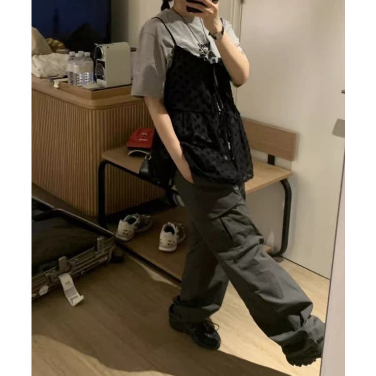 フロントリボンシアーキャミソール レイヤードトップス体型カバー きれいめカジュア… | SUNSHINE CLOSET | 詳細画像10 