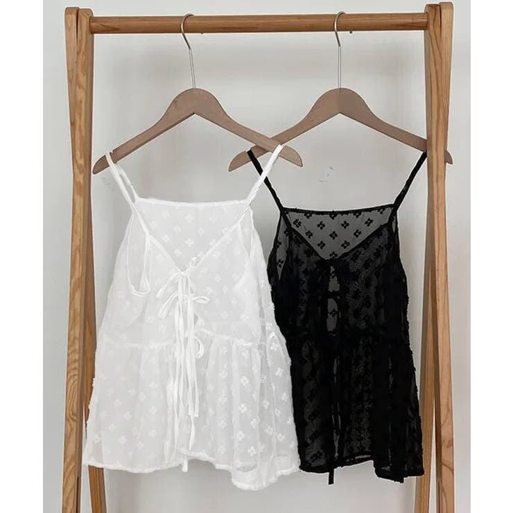 フロントリボンシアーキャミソール レイヤードトップス体型カバー きれいめカジュア… | SUNSHINE CLOSET | 詳細画像22 