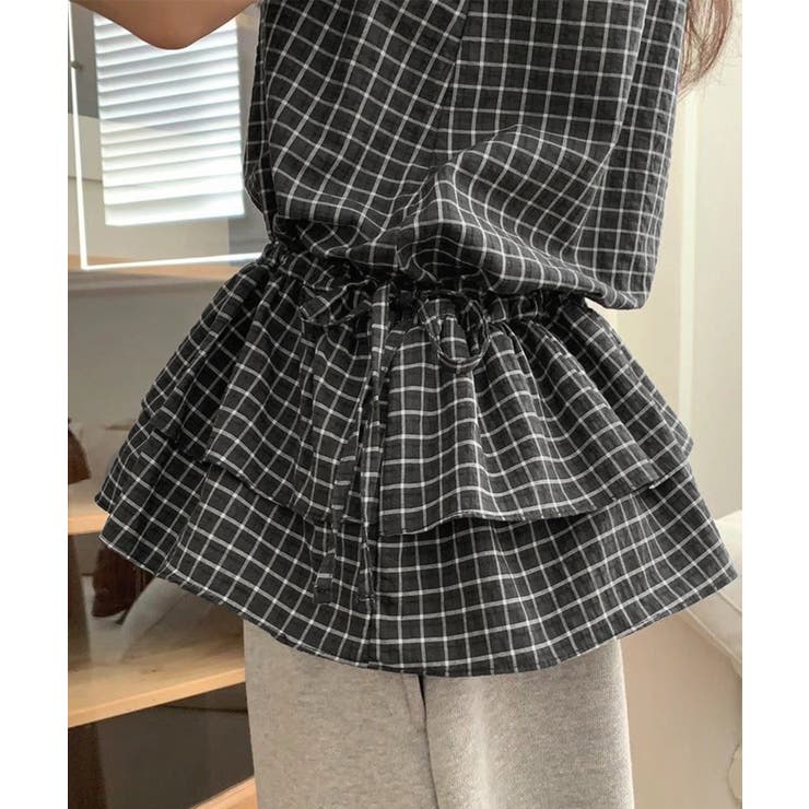 レディース サイドリボン重ね着トップス ペプラム裾 | SUNSHINE CLOSET | 詳細画像18 