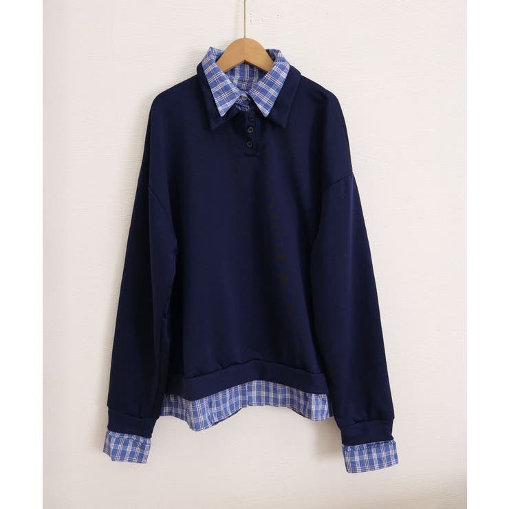 襟付きトレーナービッグシルエットスウェットトップス オーバーサイズ レディース重… | SUNSHINE CLOSET | 詳細画像29 