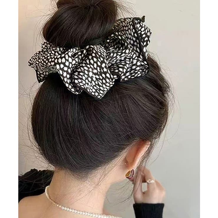レオパード柄シュシュ ボリューム 髪飾り | SUNSHINE CLOSET | 詳細画像1 