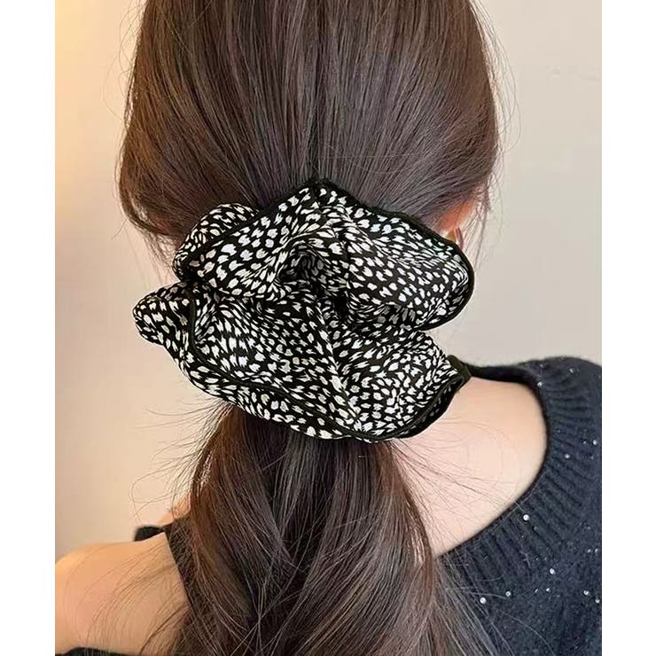 レオパード柄シュシュ ボリューム 髪飾り | SUNSHINE CLOSET | 詳細画像2 