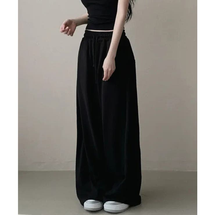 バッグプリントワイドスエットパンツ韓国風 | SUNSHINE CLOSET | 詳細画像3 