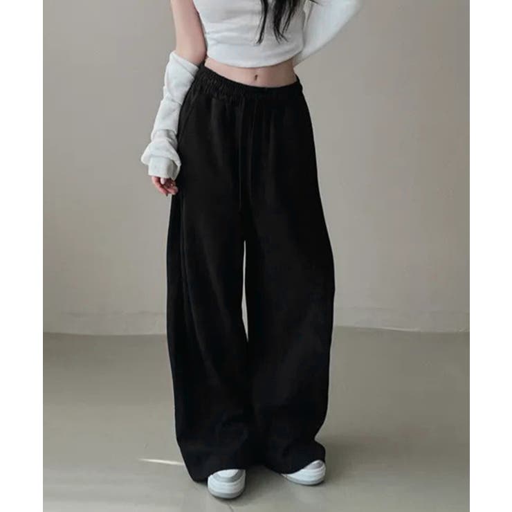 バッグプリントワイドスエットパンツ韓国風 | SUNSHINE CLOSET | 詳細画像5 