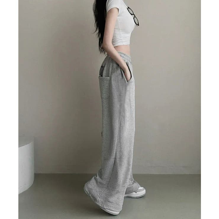 バッグプリントワイドスエットパンツ韓国風 | SUNSHINE CLOSET | 詳細画像8 