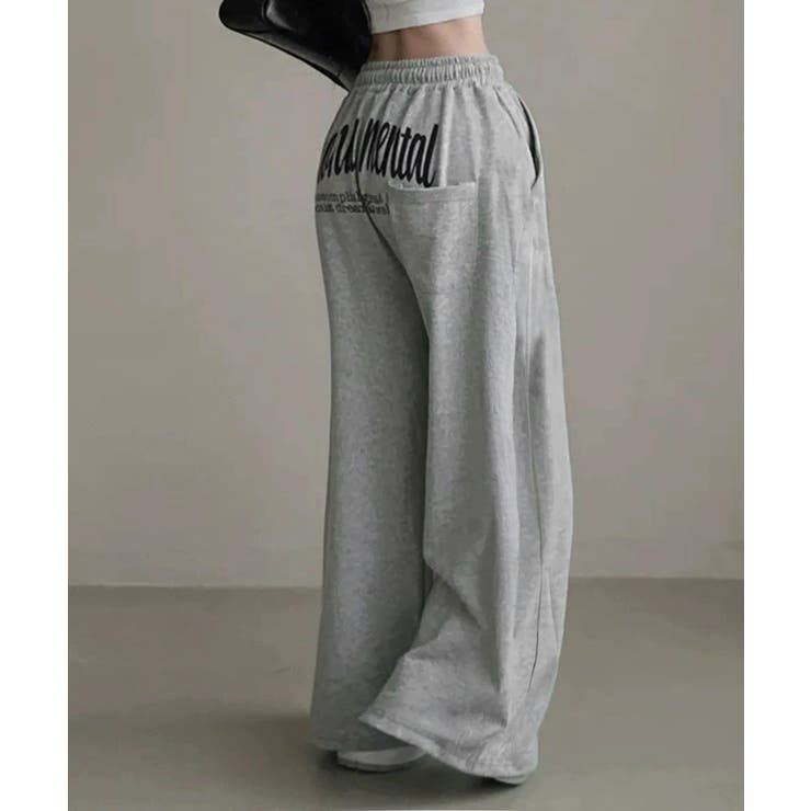 バッグプリントワイドスエットパンツ韓国風 | SUNSHINE CLOSET | 詳細画像9 