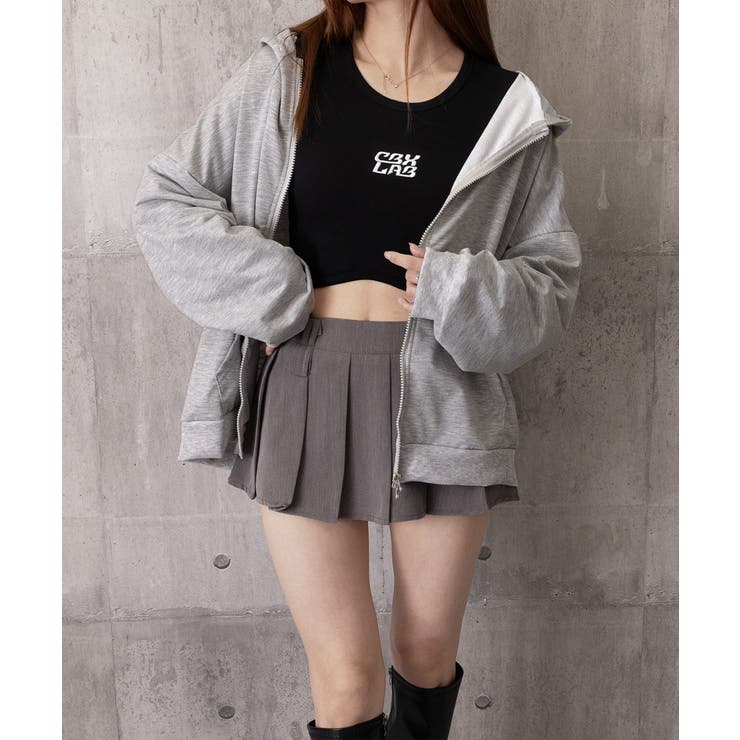 フーディパーカーレディース 薄手スウェットブルゾン ドロップショルダー | SUNSHINE CLOSET | 詳細画像19 