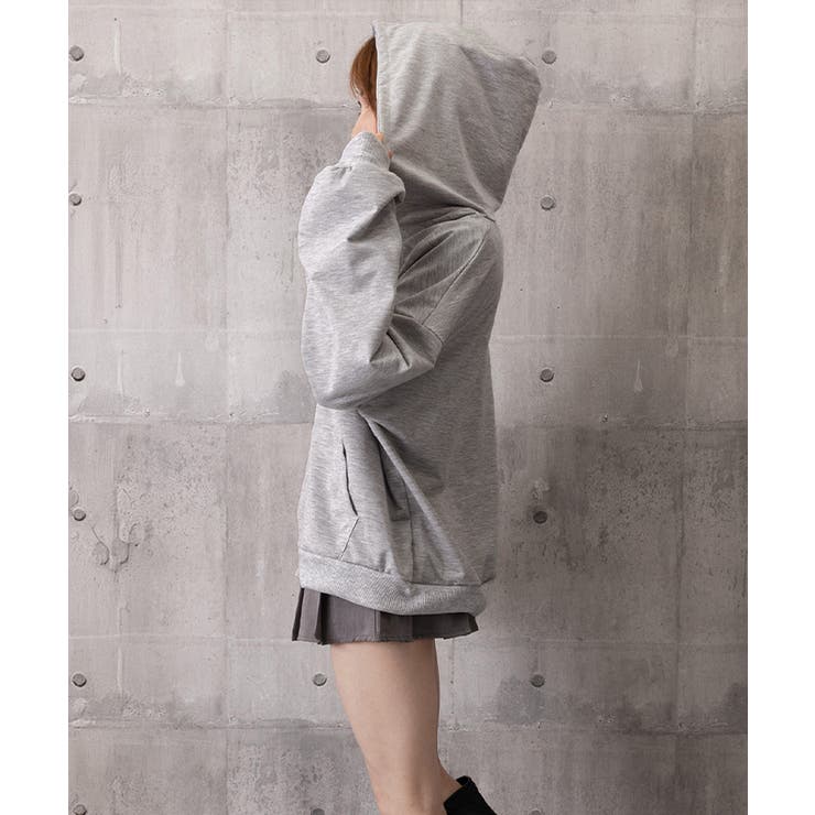 フーディパーカーレディース 薄手スウェットブルゾン ドロップショルダー | SUNSHINE CLOSET | 詳細画像21 