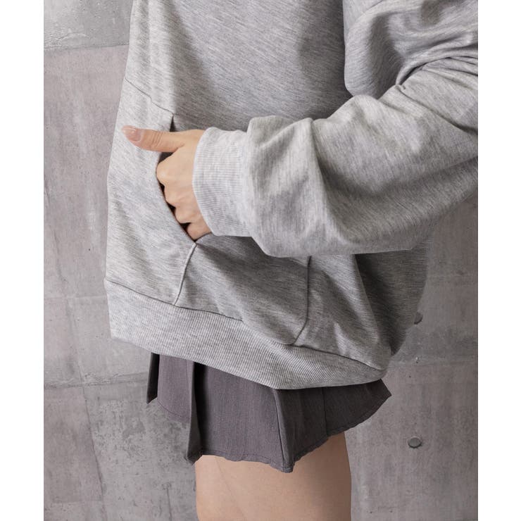 フーディパーカーレディース 薄手スウェットブルゾン ドロップショルダー | SUNSHINE CLOSET | 詳細画像25 