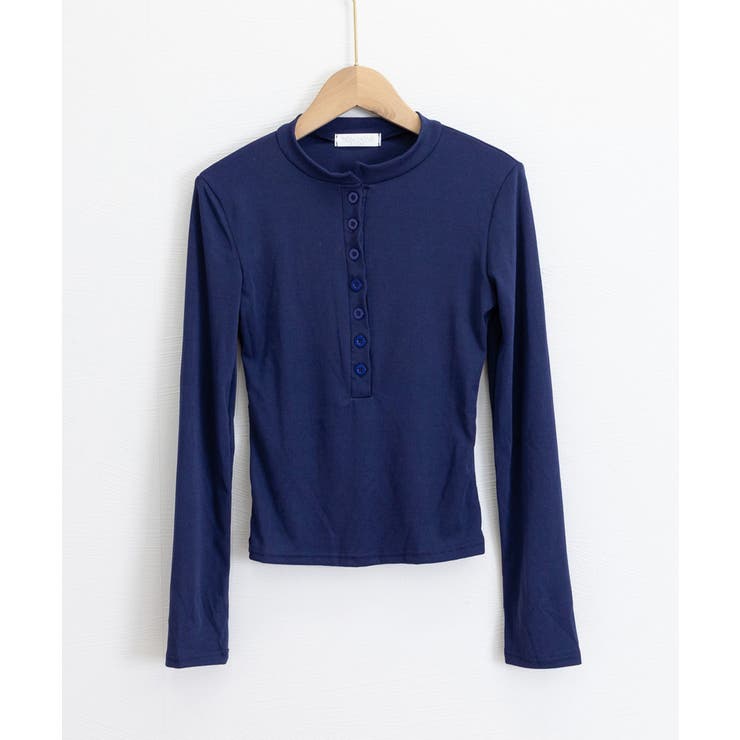 ハーフボタンカットソー長袖タイトtシャツ | SUNSHINE CLOSET | 詳細画像28 