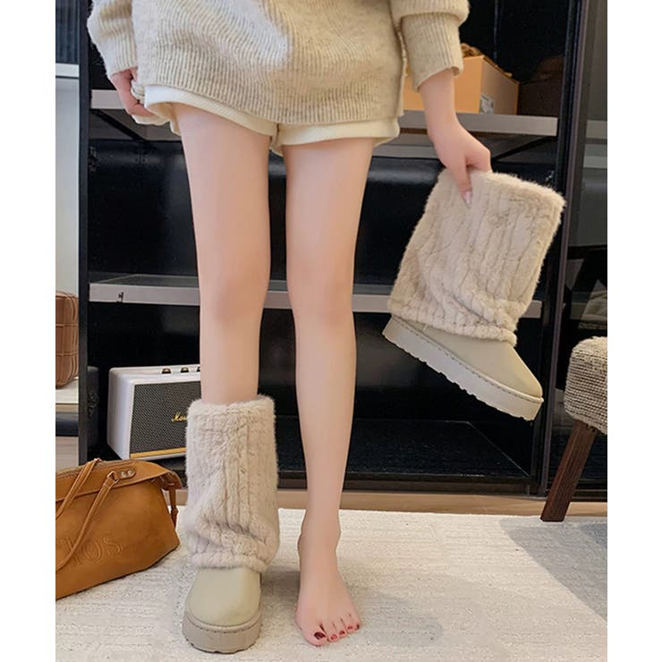 フェイクムートンブーツ 厚底ファーブーツ | SUNSHINE CLOSET | 詳細画像10 