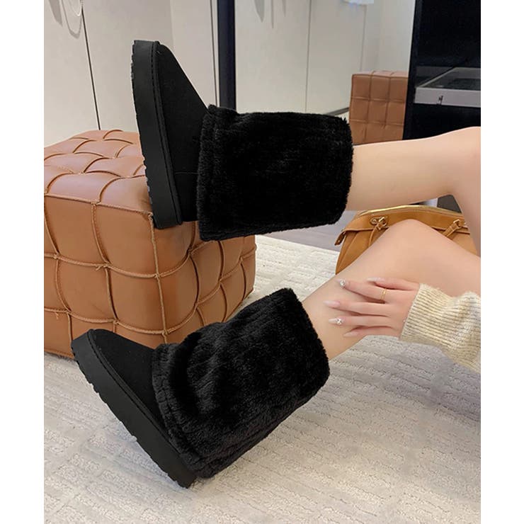 フェイクムートンブーツ 厚底ファーブーツ | SUNSHINE CLOSET | 詳細画像3 