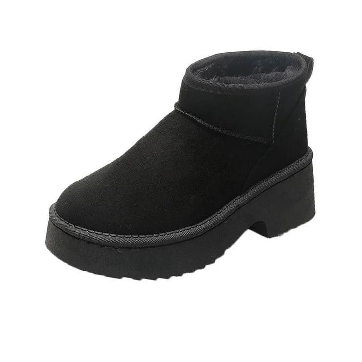 厚底ムートンブーツチャンキーヒールブーツ | SUNSHINE CLOSET | 詳細画像22 