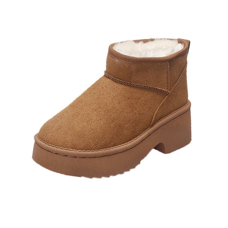 厚底ムートンブーツチャンキーヒールブーツ | SUNSHINE CLOSET | 詳細画像23 