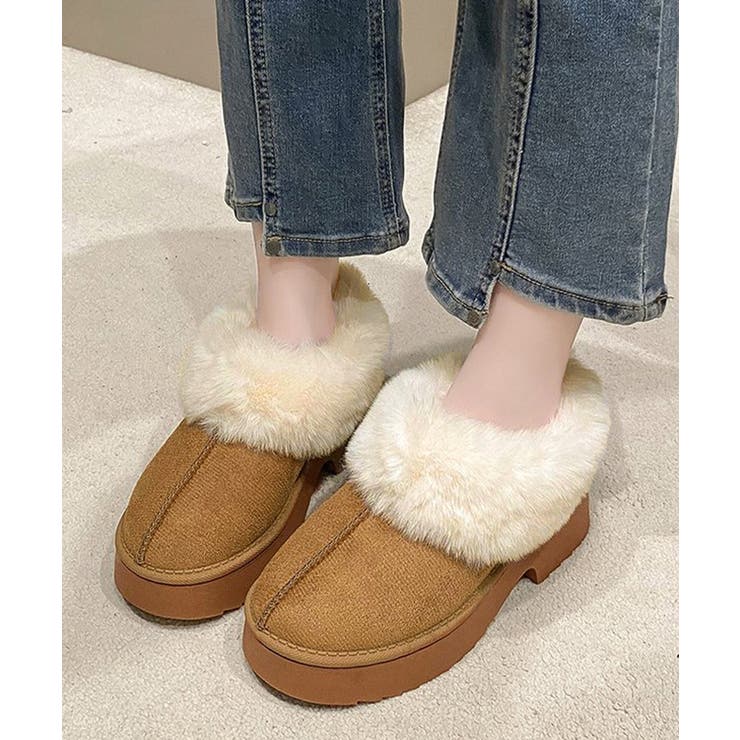 スエード調 ショートムートンブーツ厚底靴 | SUNSHINE CLOSET | 詳細画像11 