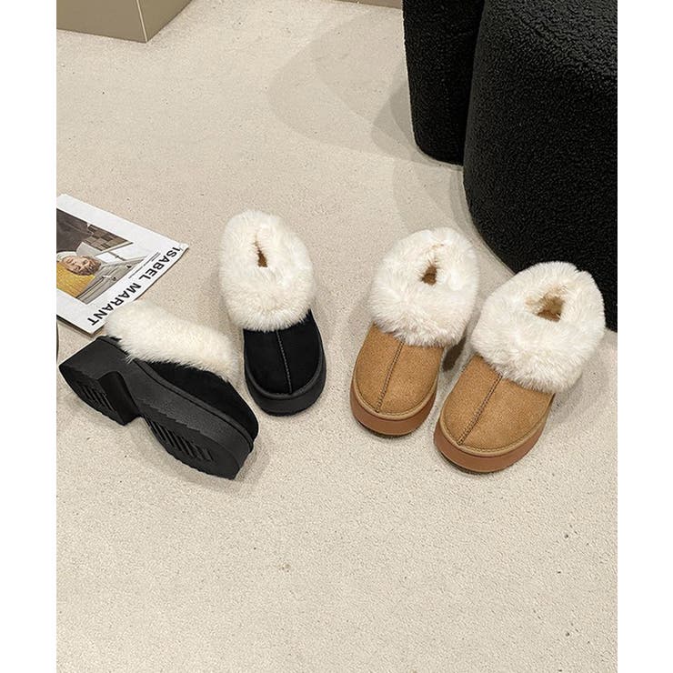 スエード調 ショートムートンブーツ厚底靴 | SUNSHINE CLOSET | 詳細画像18 